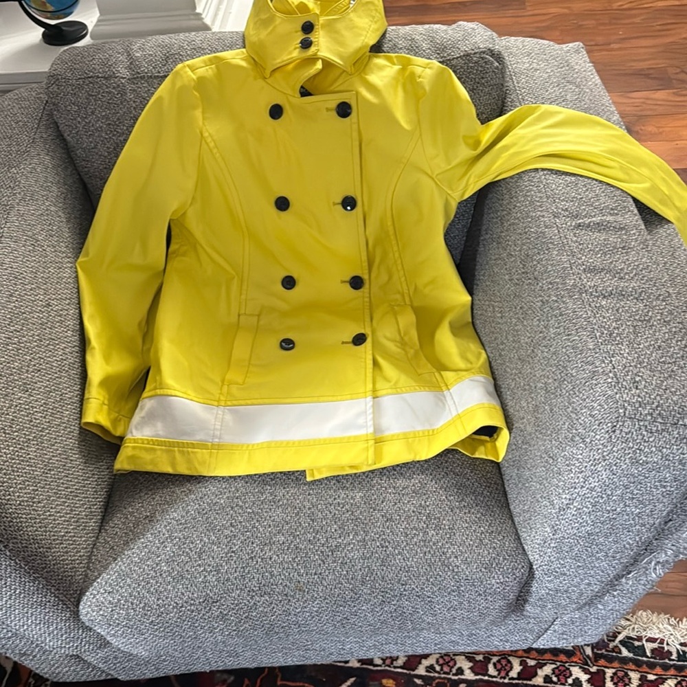 Talbots Women’s 2025 Yellow Raincoat sz xs - Picture 11 of 11